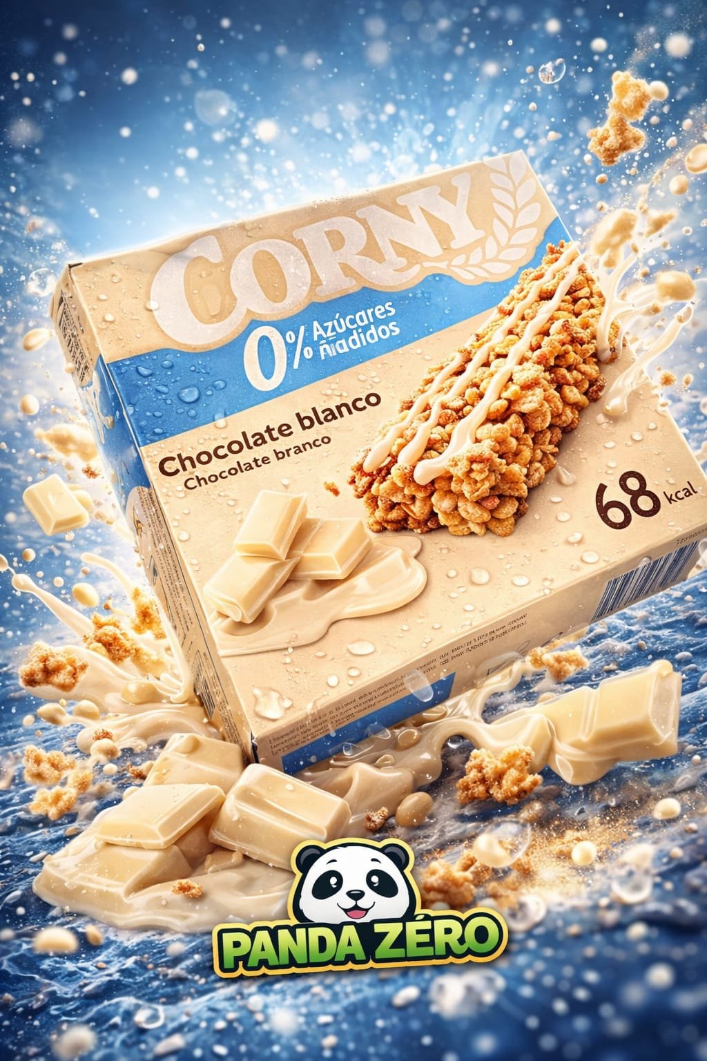 barre céréale chocolat blanc corny barre céréale chocolat blanc corny