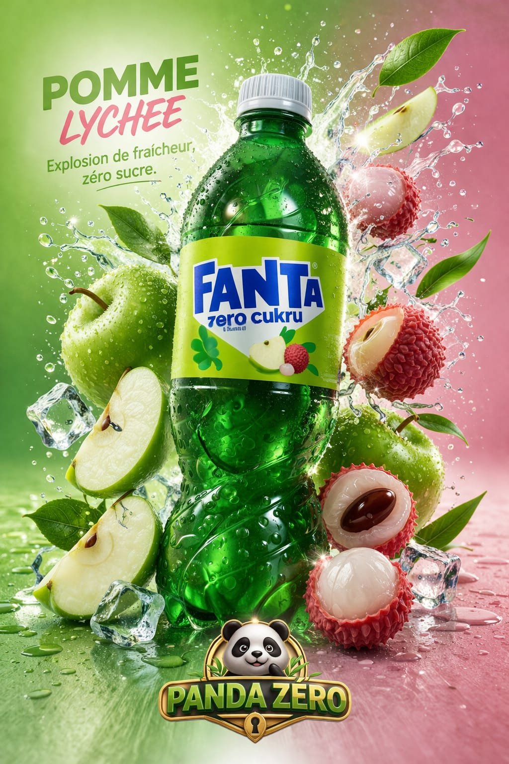 fanta pomme / litchi fanta pomme / litchi