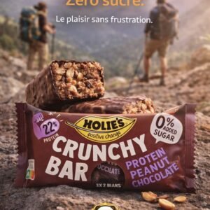 barre céréales chocolat protéiné à la cacahuète holiè's