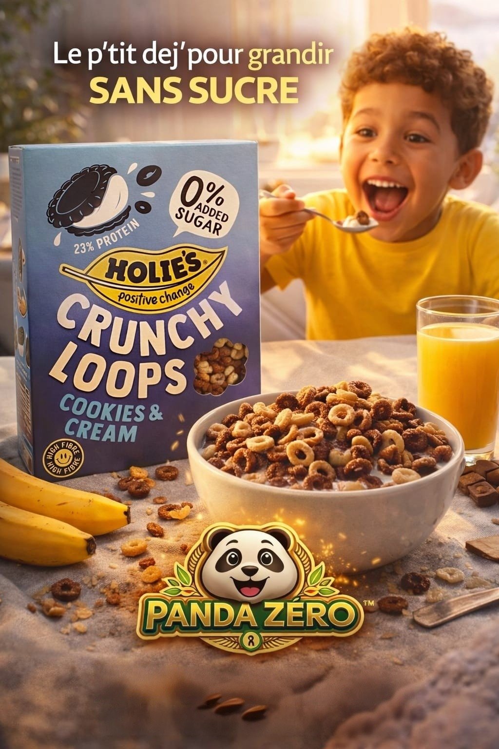 boucles croquantes cookies & cream holiès boucles croquantes cookies & cream holiès